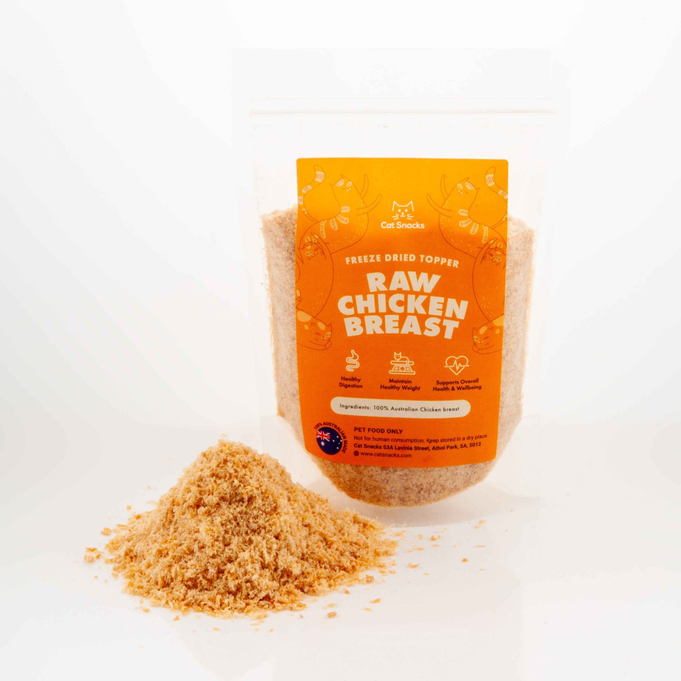 Raw Chicken Breast Meal Topper Cat Snacks raw-chicken-breast-meal-topper-cat-snacks