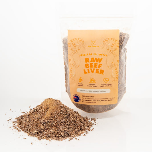 Raw Beef Liver Meal Topper